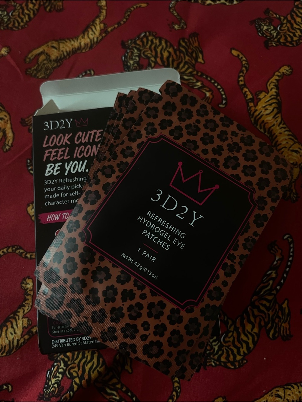 Refreshing Hydrogel Eye Patches - Black/Pink
